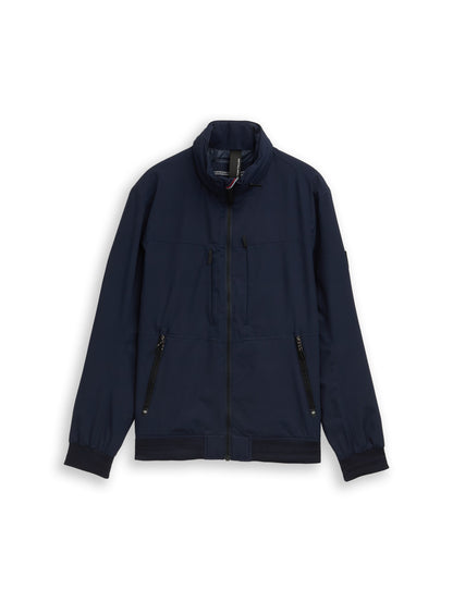 TOM TAILOR Blouson-Jacke Herren Wasserabweisend Verstaubare Kapuze