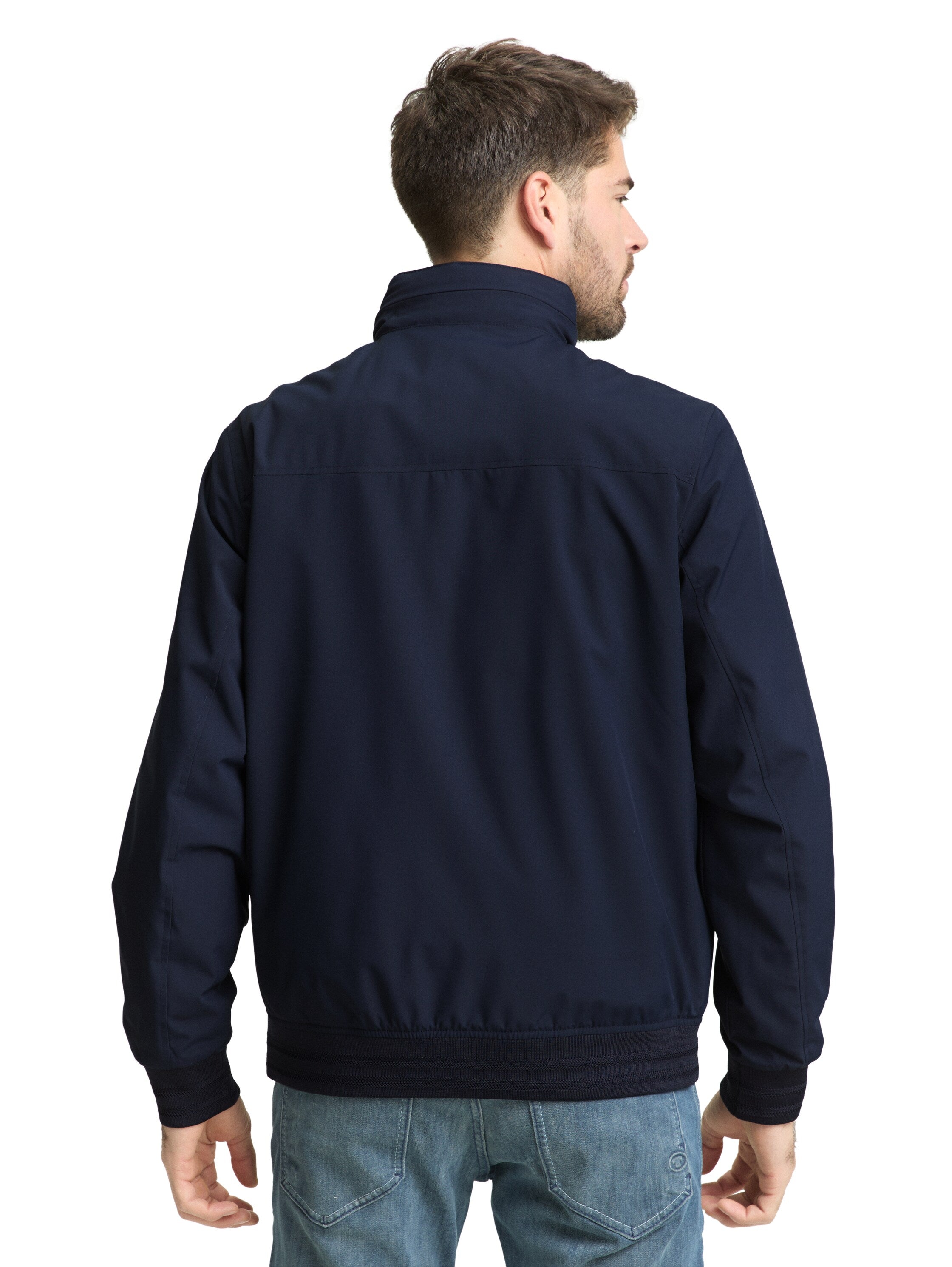 TOM TAILOR Blouson-Jacke Herren Wasserabweisend Verstaubare Kapuze
