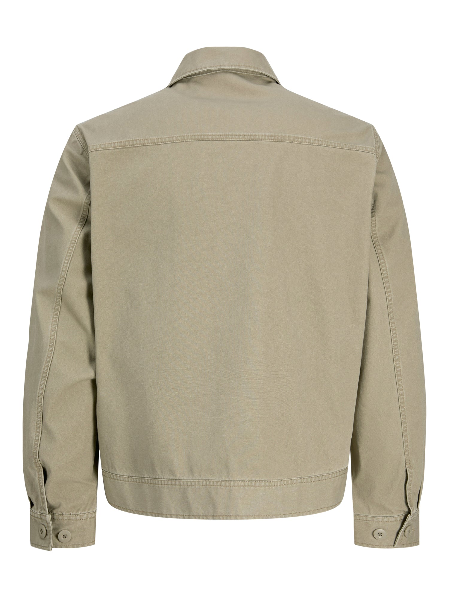 Jack &amp; Jones Jacke Herren Fly-Away Kragen Langarm Reißverschluss Baumwolle