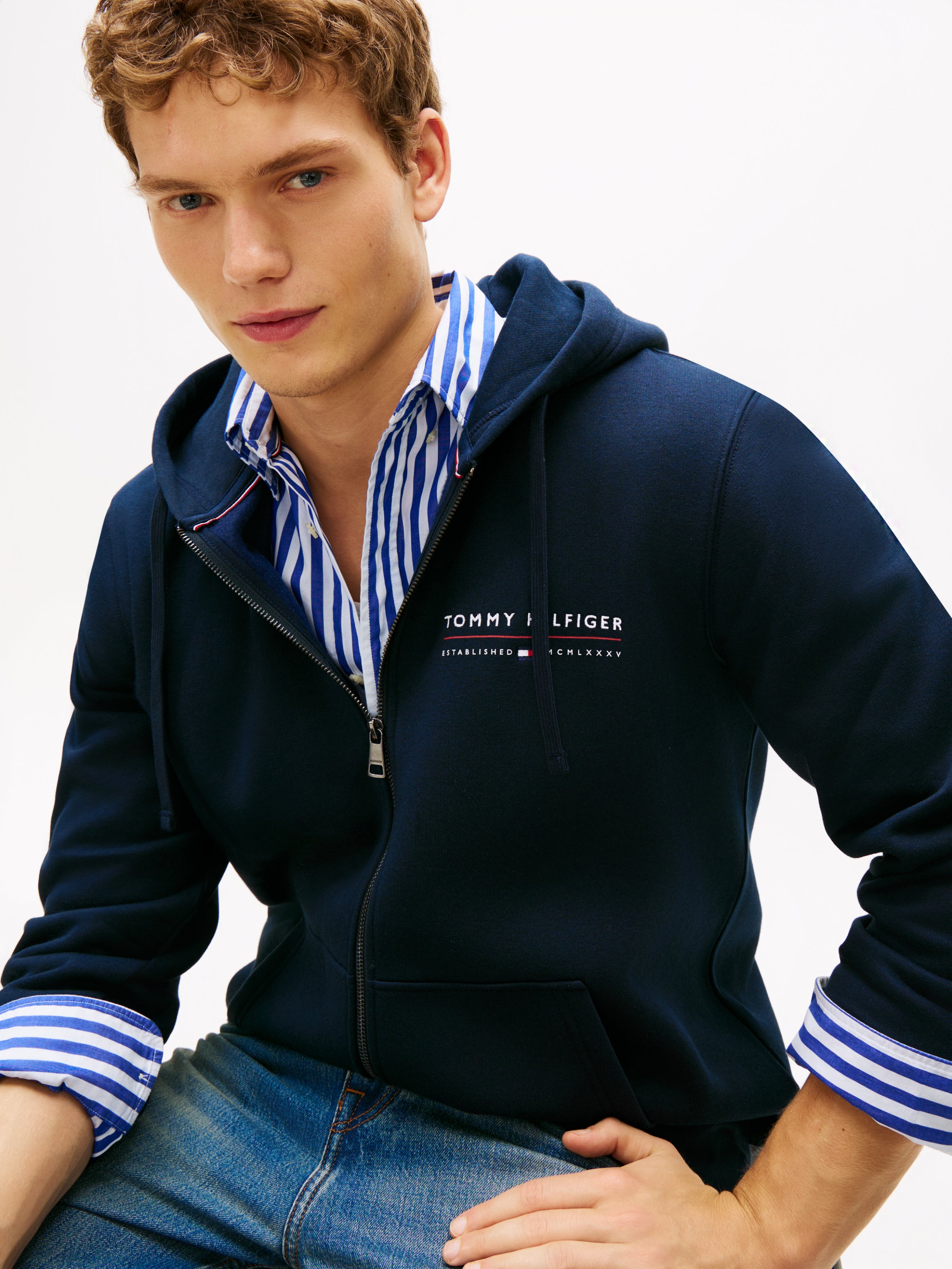 TOMMY HILFIGER Sportswear Division Herren T-Shirt Basic Baumwolle