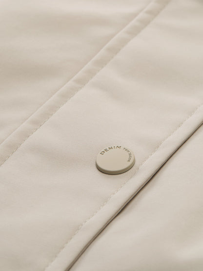 Tom Tailor Denim Damen Jacke mit Reißverschluss und Kapuze Polyester