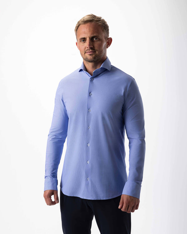 IOS SHIRT - BLUE MINIMAL