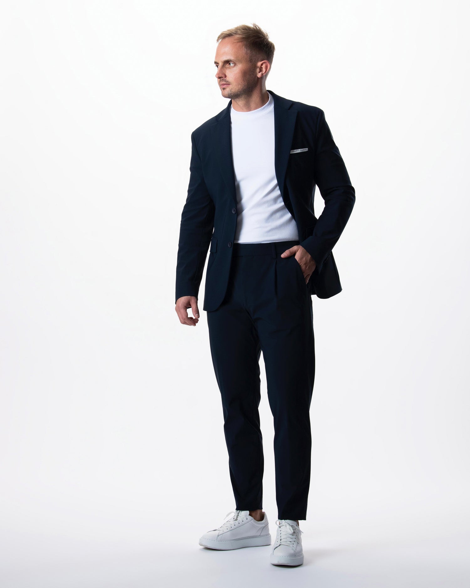Maica IOS JACKET Herren Sakko Slim Fit Performance-Stoff