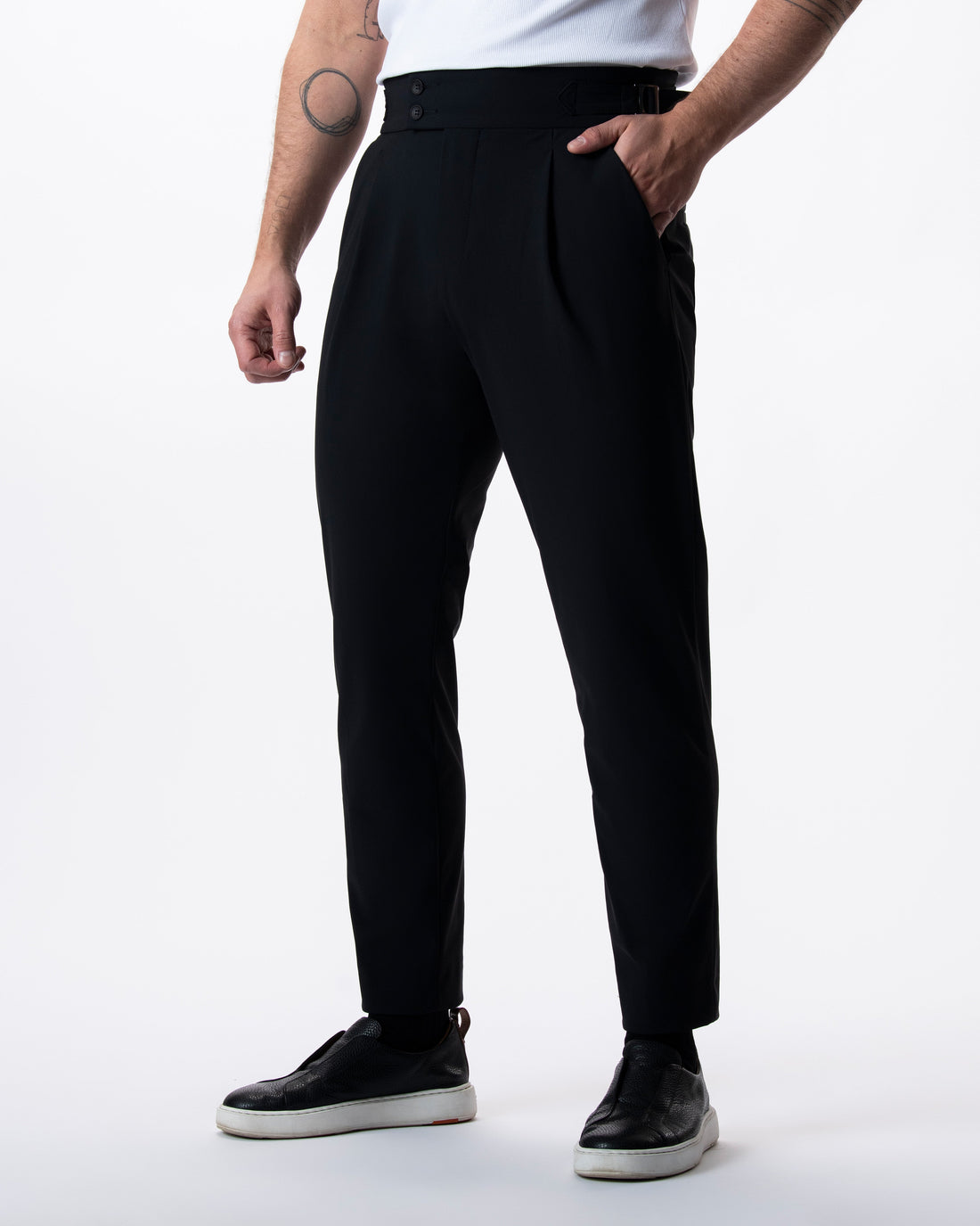 Maica IOS Herren Hose Tapered Fit Side-Adjustern