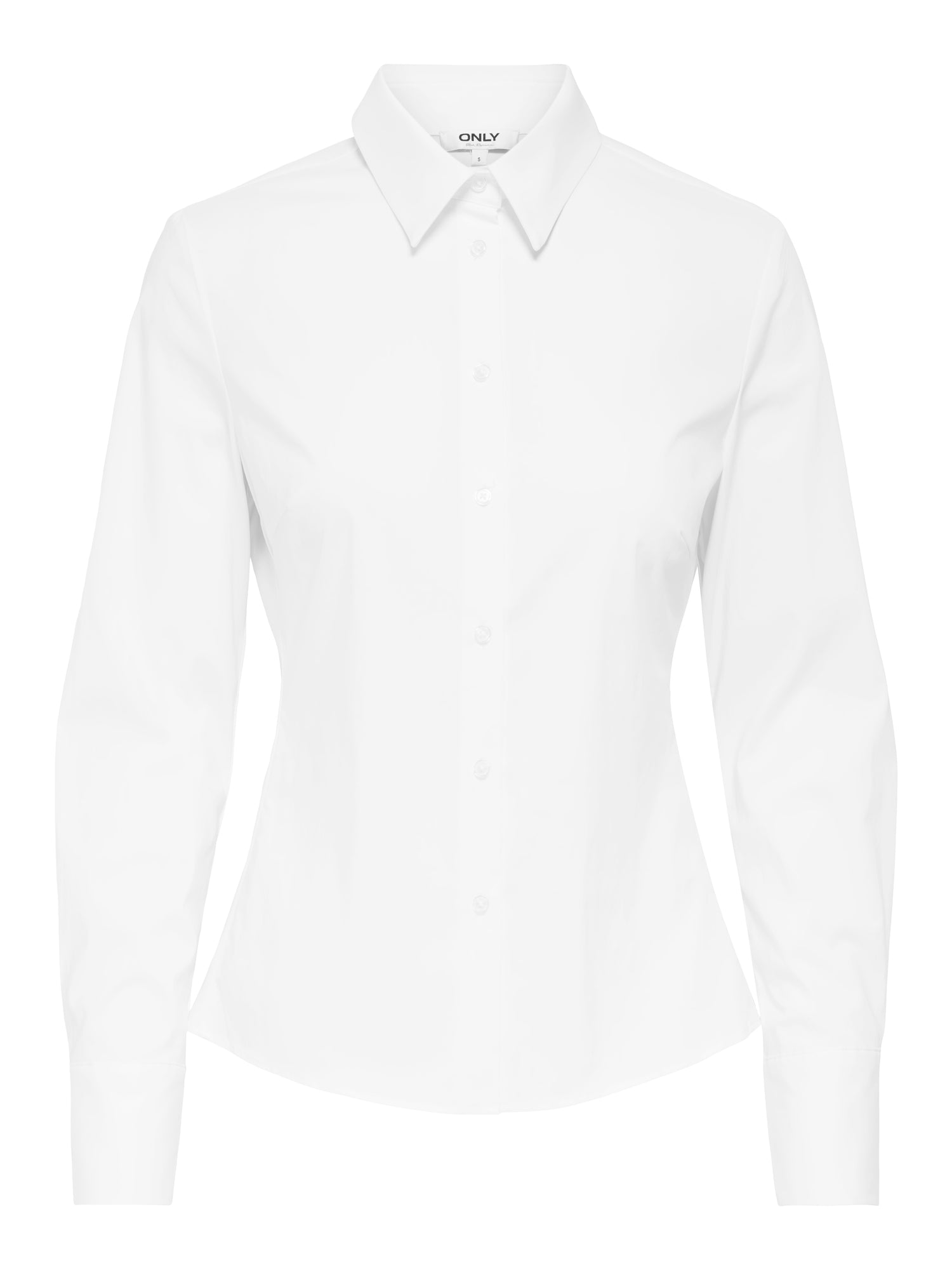 ONLY Hemd Damen Langarm Ballonärmel Slim Fit