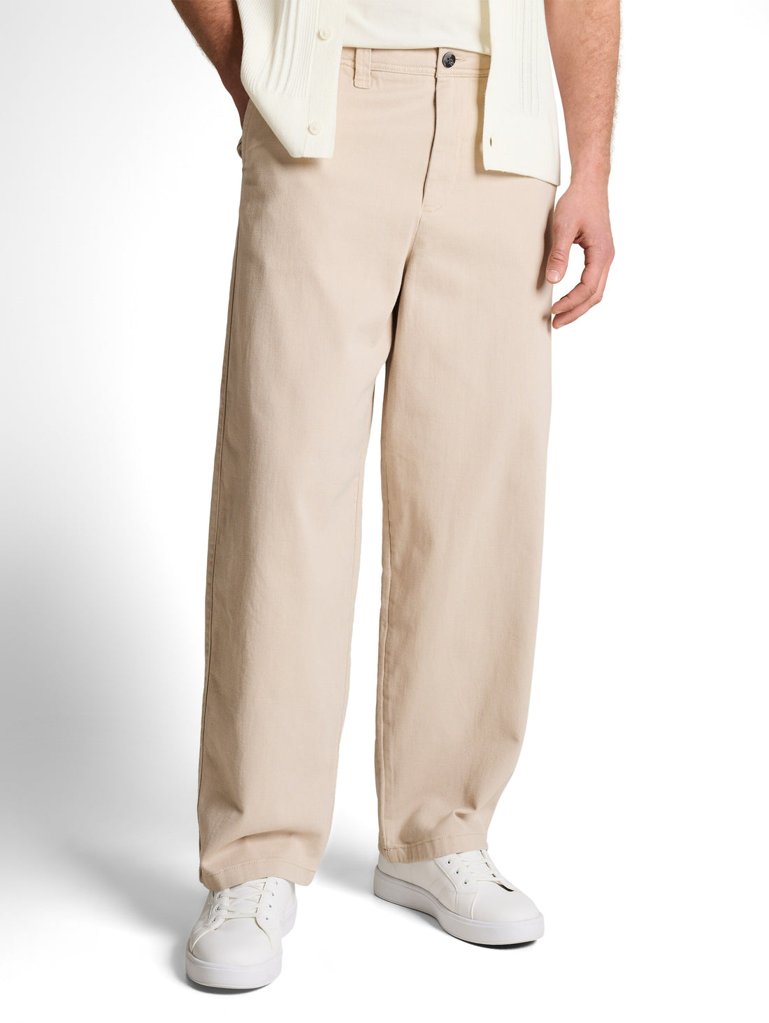 Tom Tailor Denim Herren Chinohose Loose Fit Baumwolle