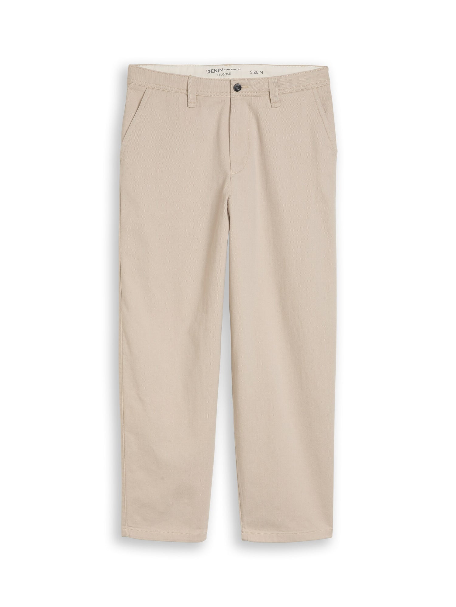 Tom Tailor Denim Herren Chinohose Loose Fit Baumwolle