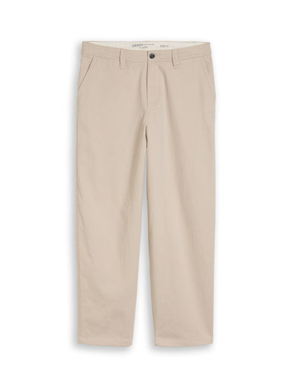 Tom Tailor Denim Herren Chinohose Loose Fit Baumwolle