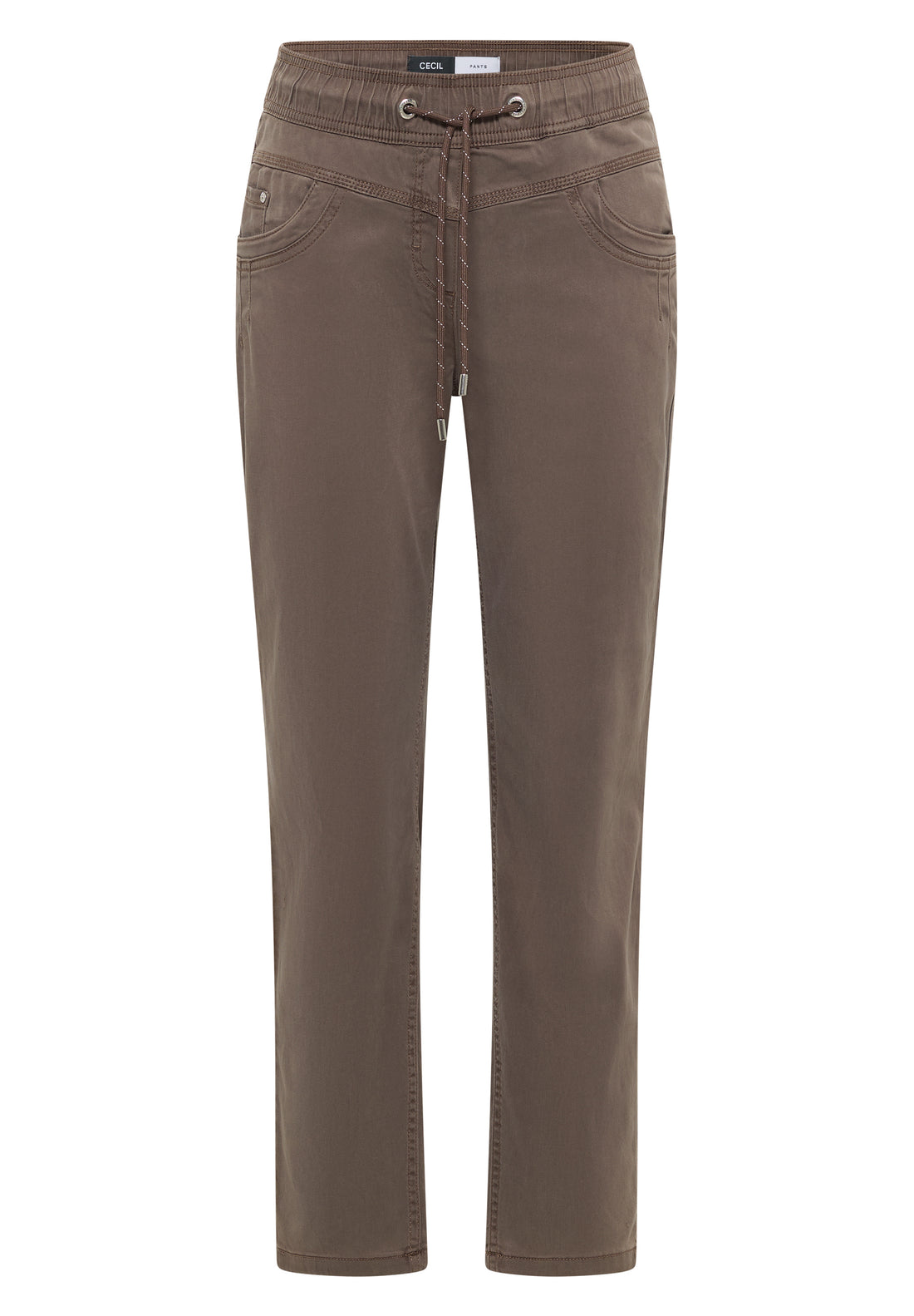 CECIL Damen Hose Tracey Mid Waist Slim Fit