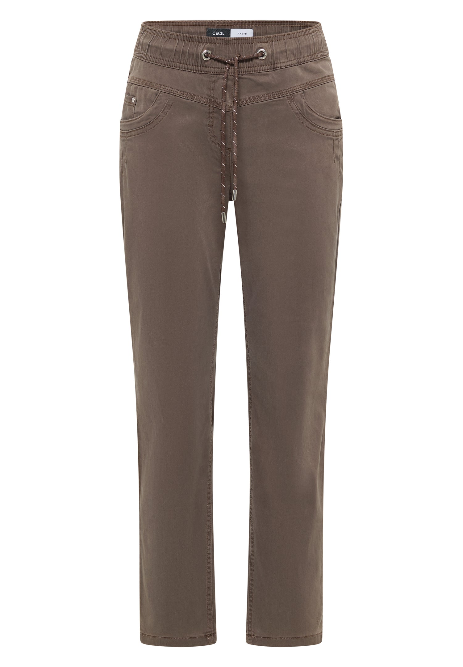 CECIL Damen Hose Tracey Mid Waist Slim Fit