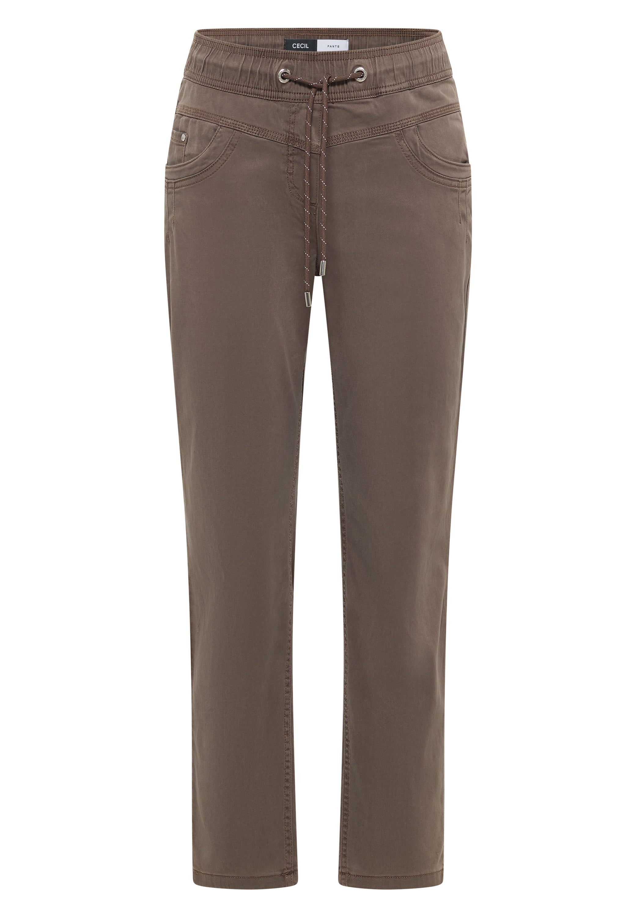 CECIL Damen Hose Tracey Mid Waist Slim Fit