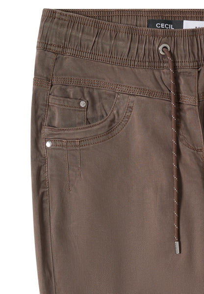 CECIL Damen Hose Tracey Mid Waist Slim Fit