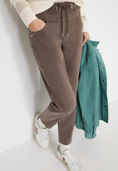 CECIL Damen Hose Tracey Mid Waist Slim Fit