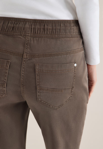 CECIL Damen Hose Tracey Mid Waist Slim Fit