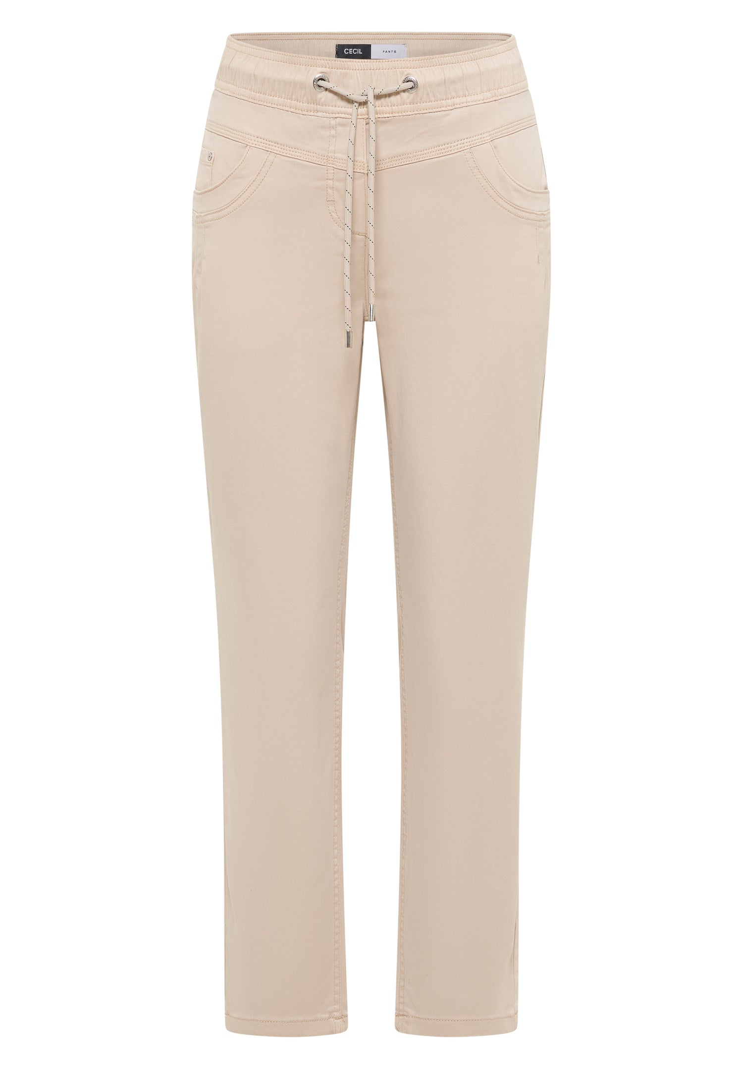 CECIL Damen Hose Tracey Mid Waist Slim Fit