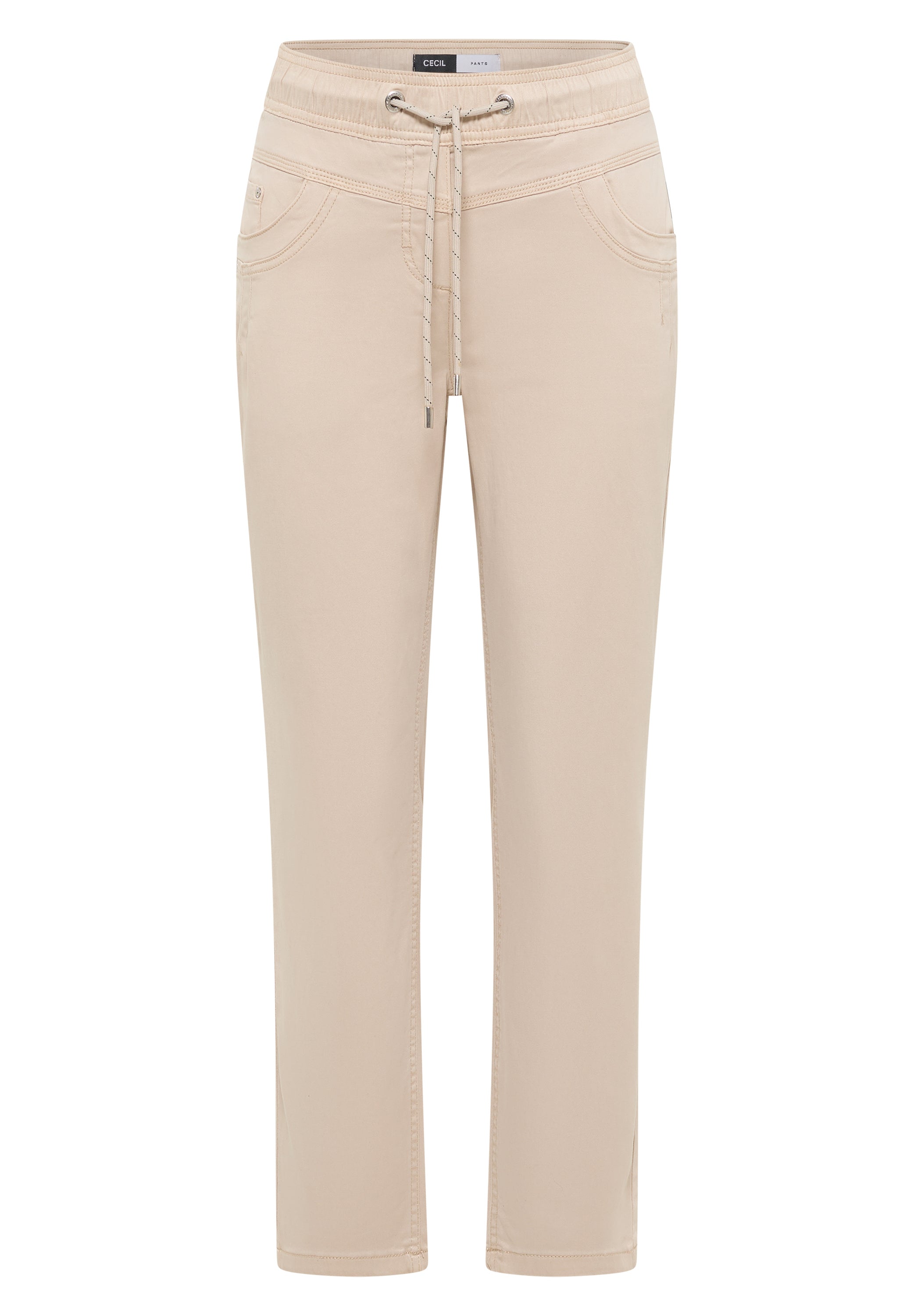 CECIL Damen Hose Tracey Mid Waist Slim Fit