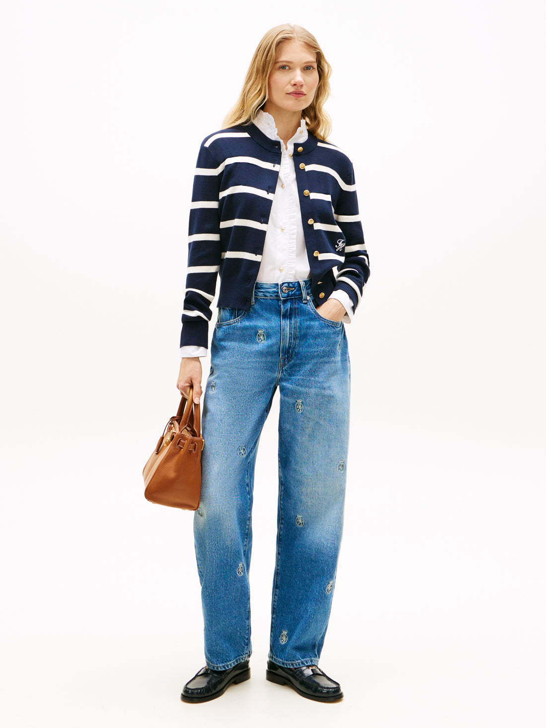 TOMMY HILFIGER Sportswear Division Damen T-Shirt Casual Baumwolle