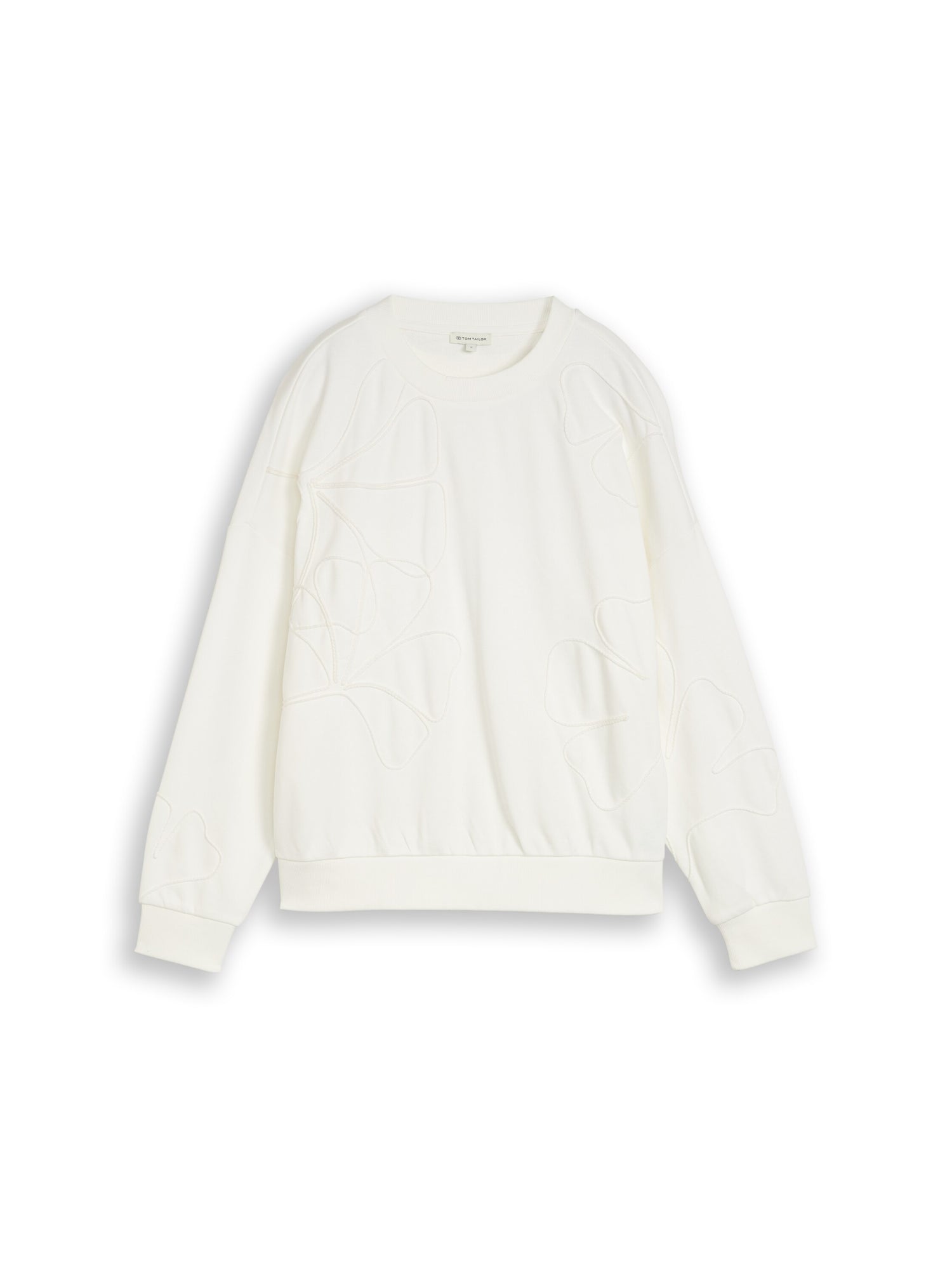 Loose Fit Sweatshirt mit Blumenmuster