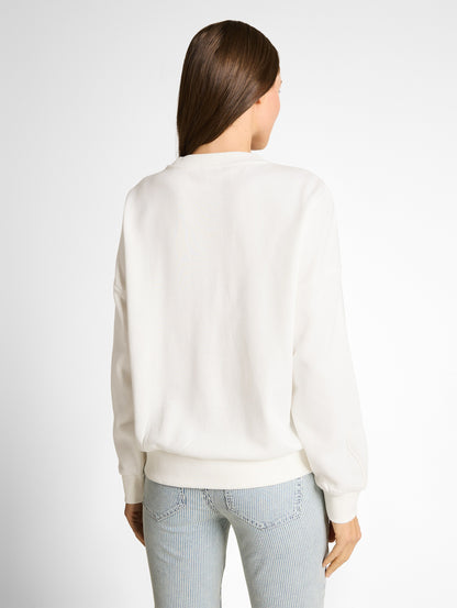 Loose Fit Sweatshirt mit Blumenmuster