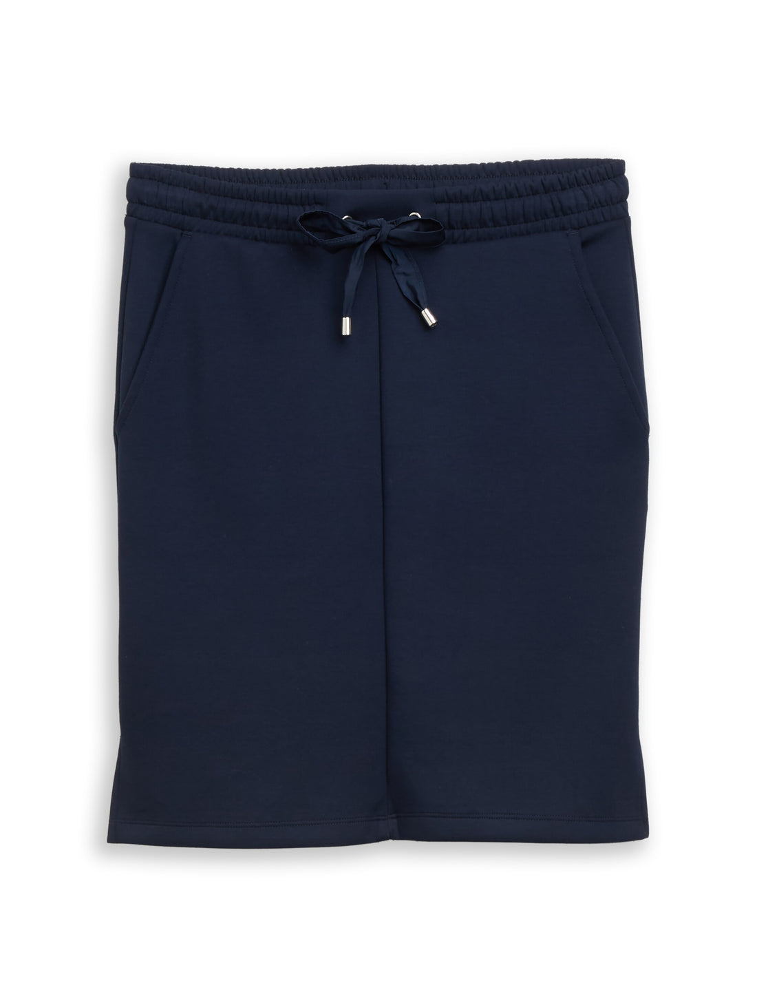 High Waist Scuba Rock mit Gummibund