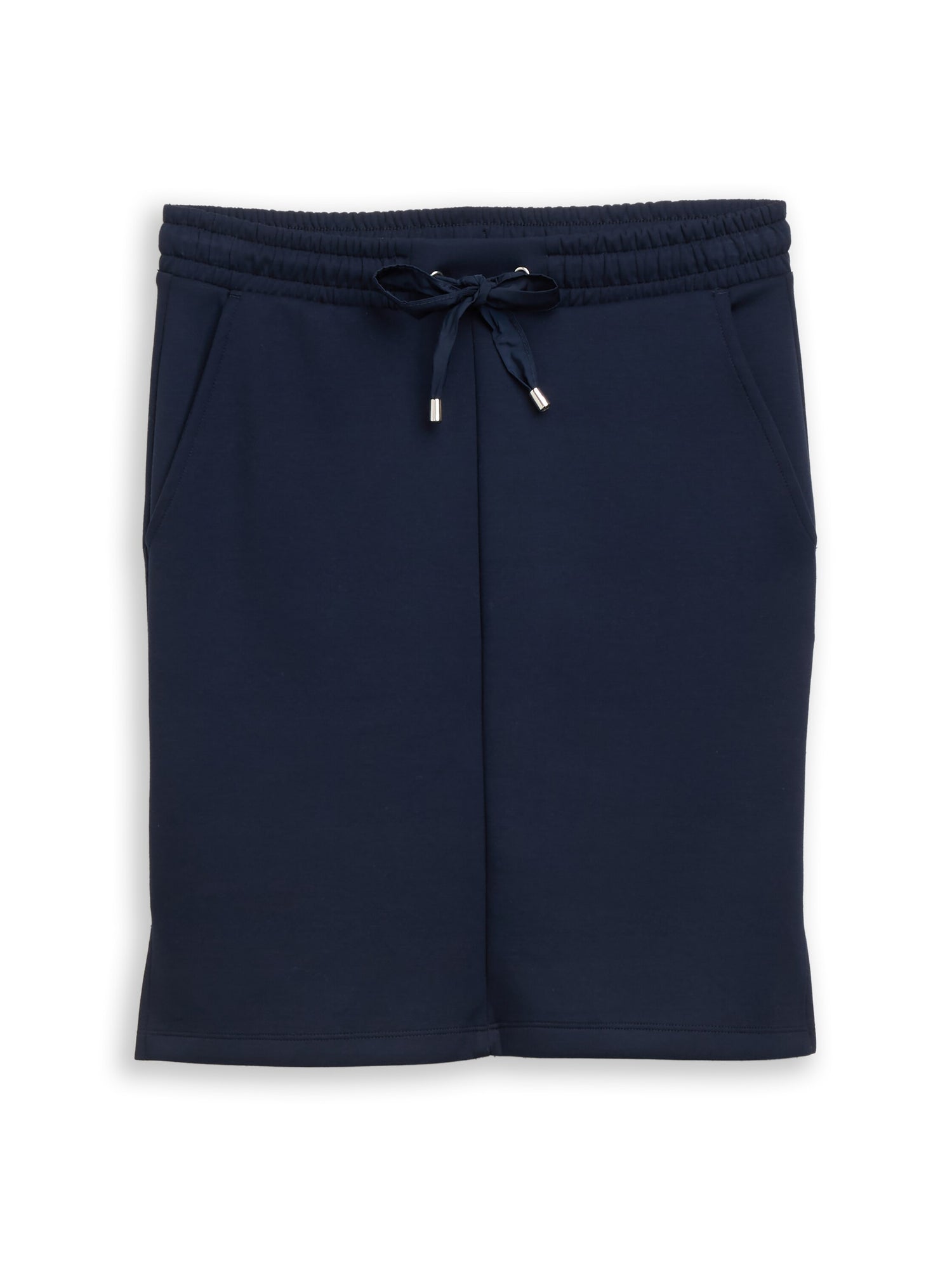 High Waist Scuba Rock mit Gummibund