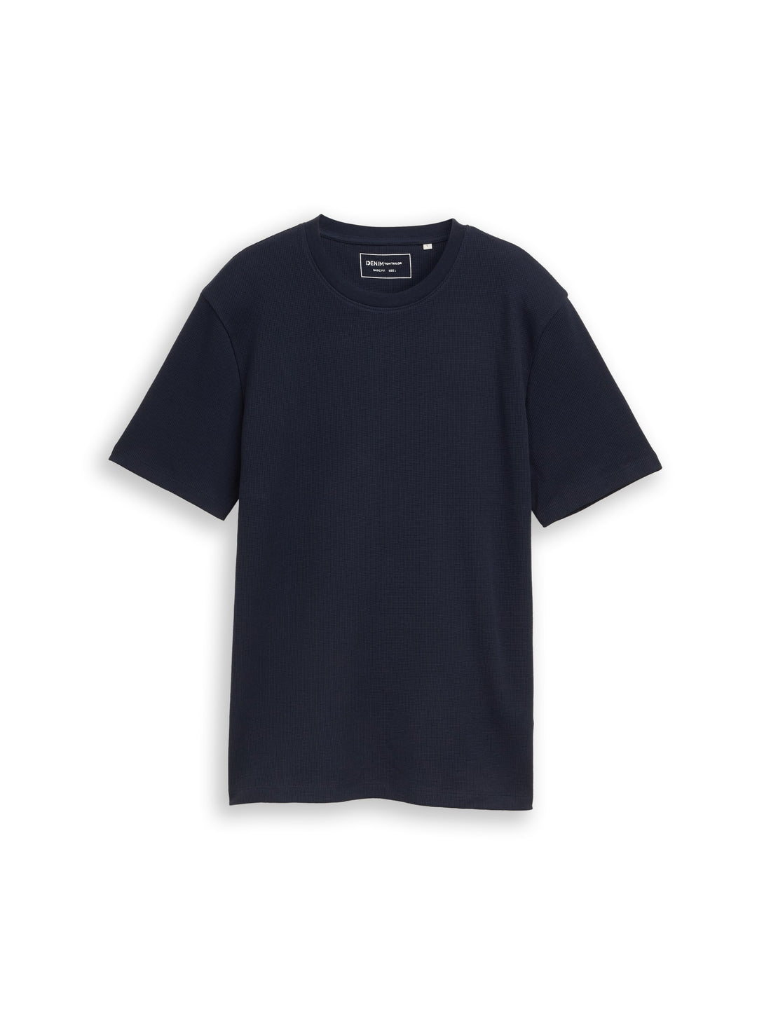 T-Shirt mit Waffelstruktur