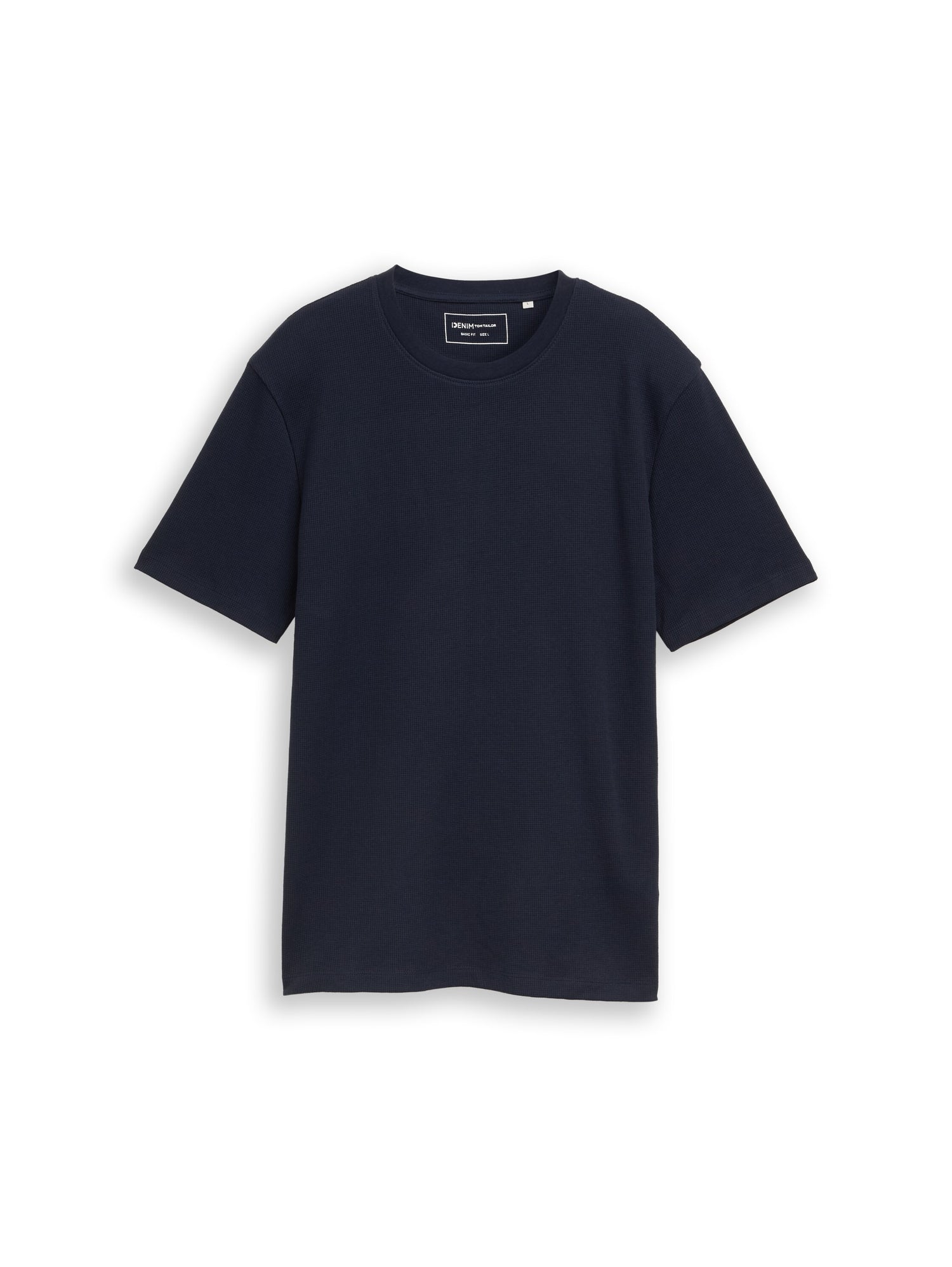 T-Shirt mit Waffelstruktur