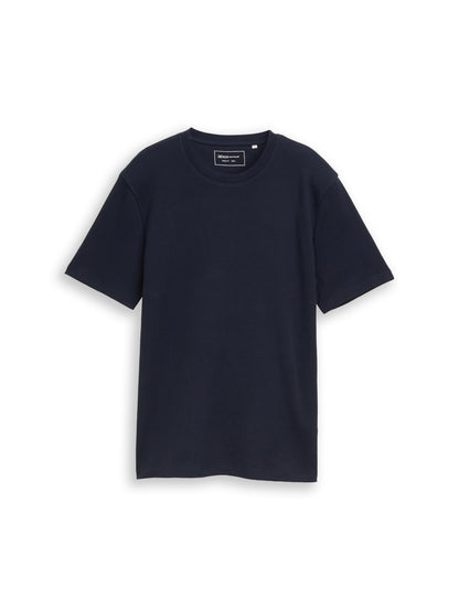 T-Shirt mit Waffelstruktur