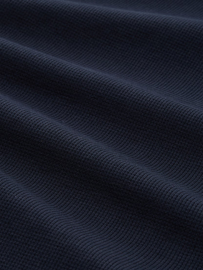 T-Shirt mit Waffelstruktur