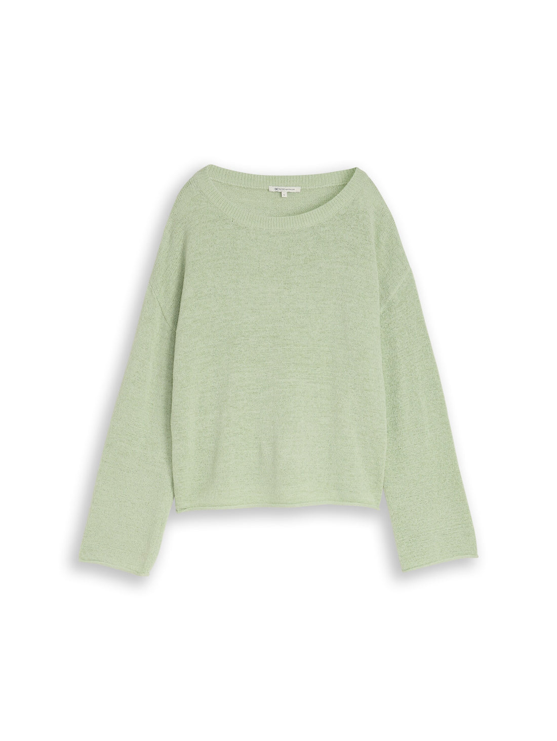 Relaxed Fit Strickpullover mit U-Boot-Ausschnitt
