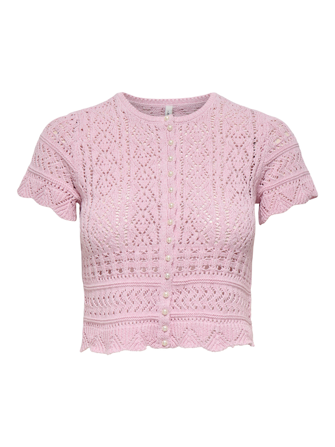 ONLELKE LIFE SS PEARL CARDIGAN CC KNT