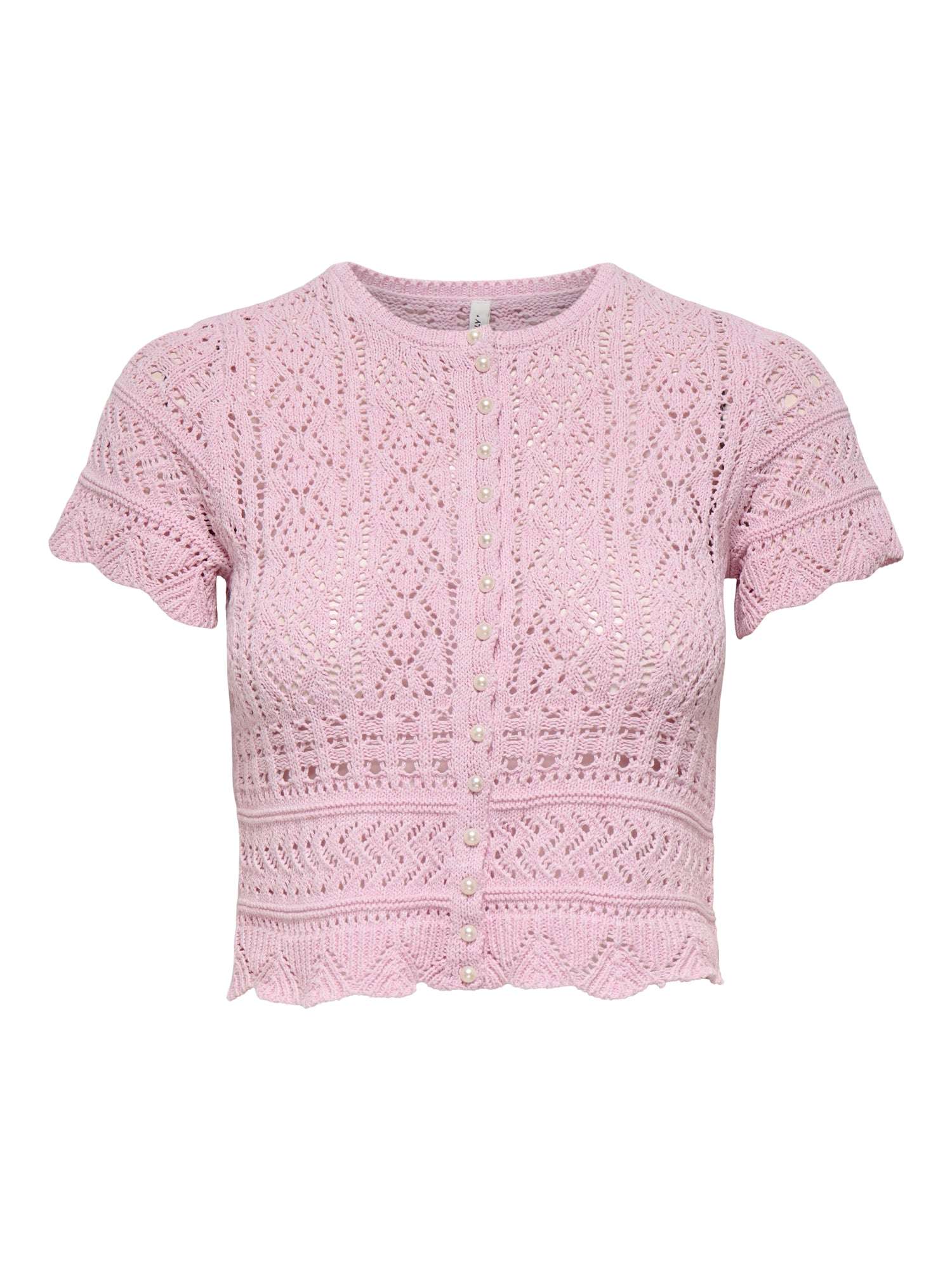 ONLELKE LIFE SS PEARL CARDIGAN CC KNT