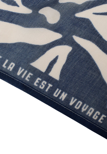 Schal mit Tape Detail