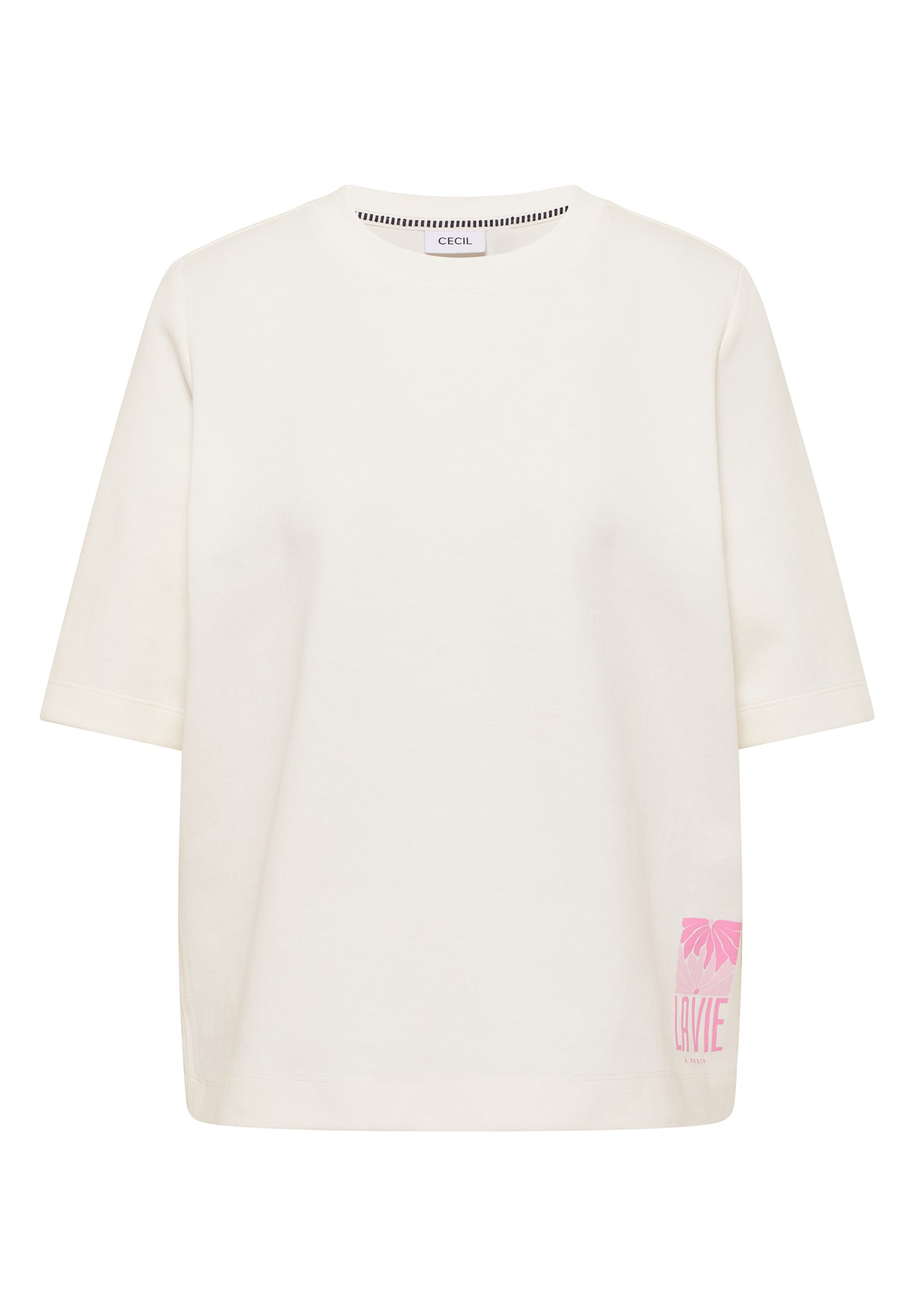 Kurzarm Sweatshirt mit Backprint