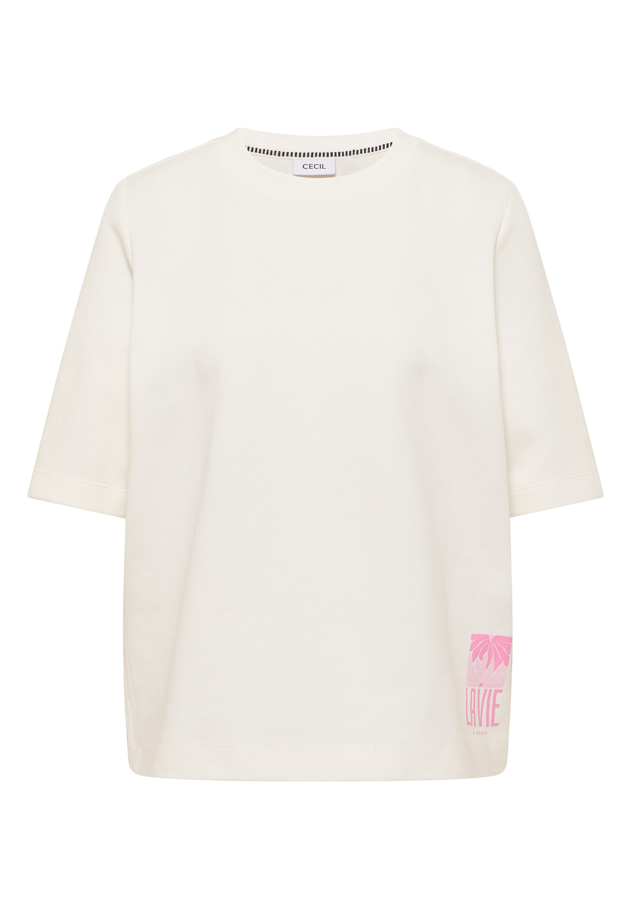 Kurzarm Sweatshirt mit Backprint