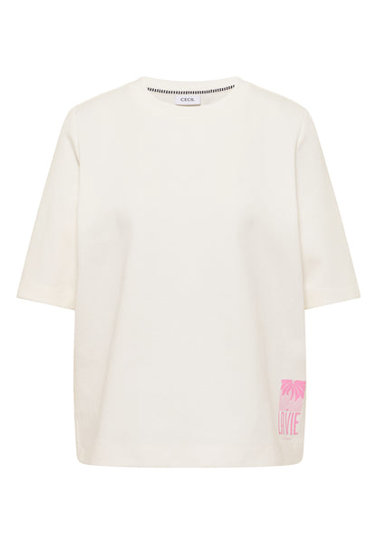 Kurzarm Sweatshirt mit Backprint
