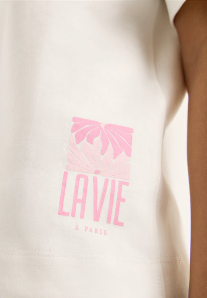 Kurzarm Sweatshirt mit Backprint