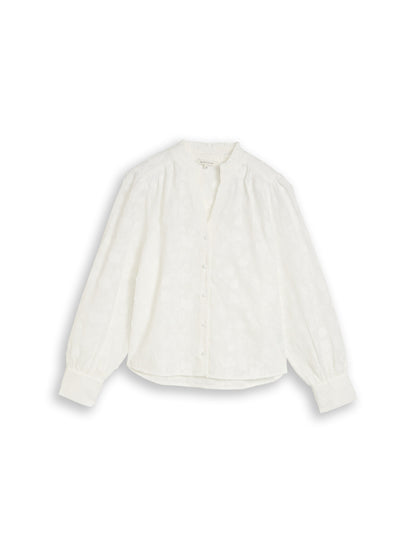 Loose Fit Bluse mit Stickerei