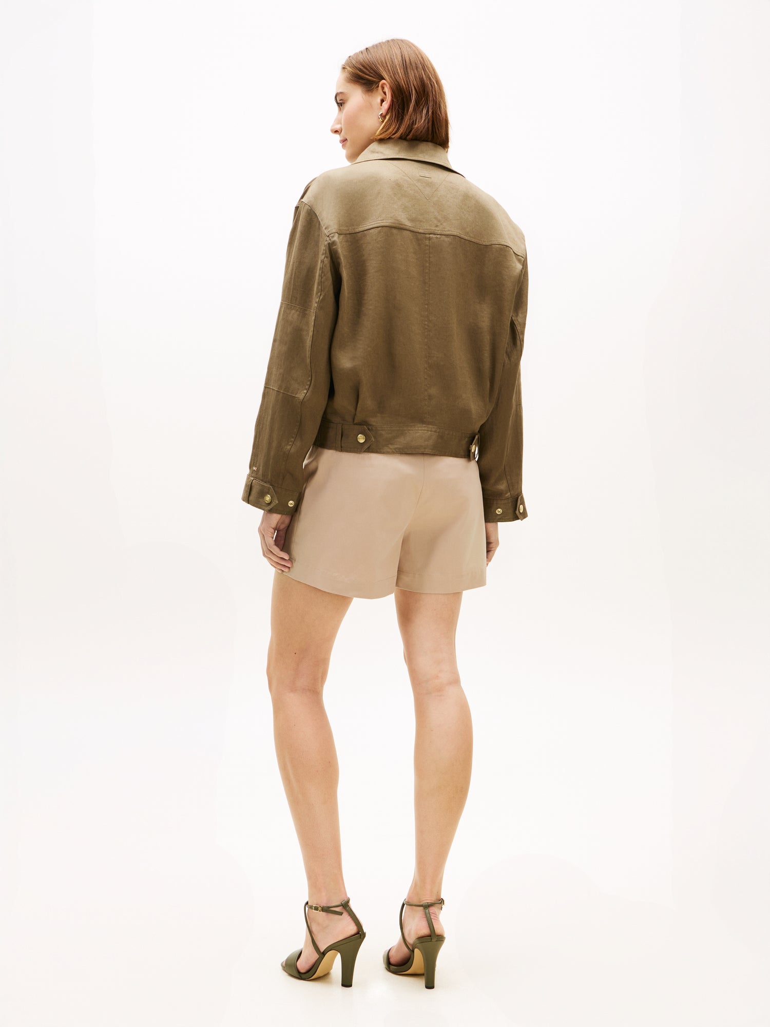 LINEN UTILITY JACKET