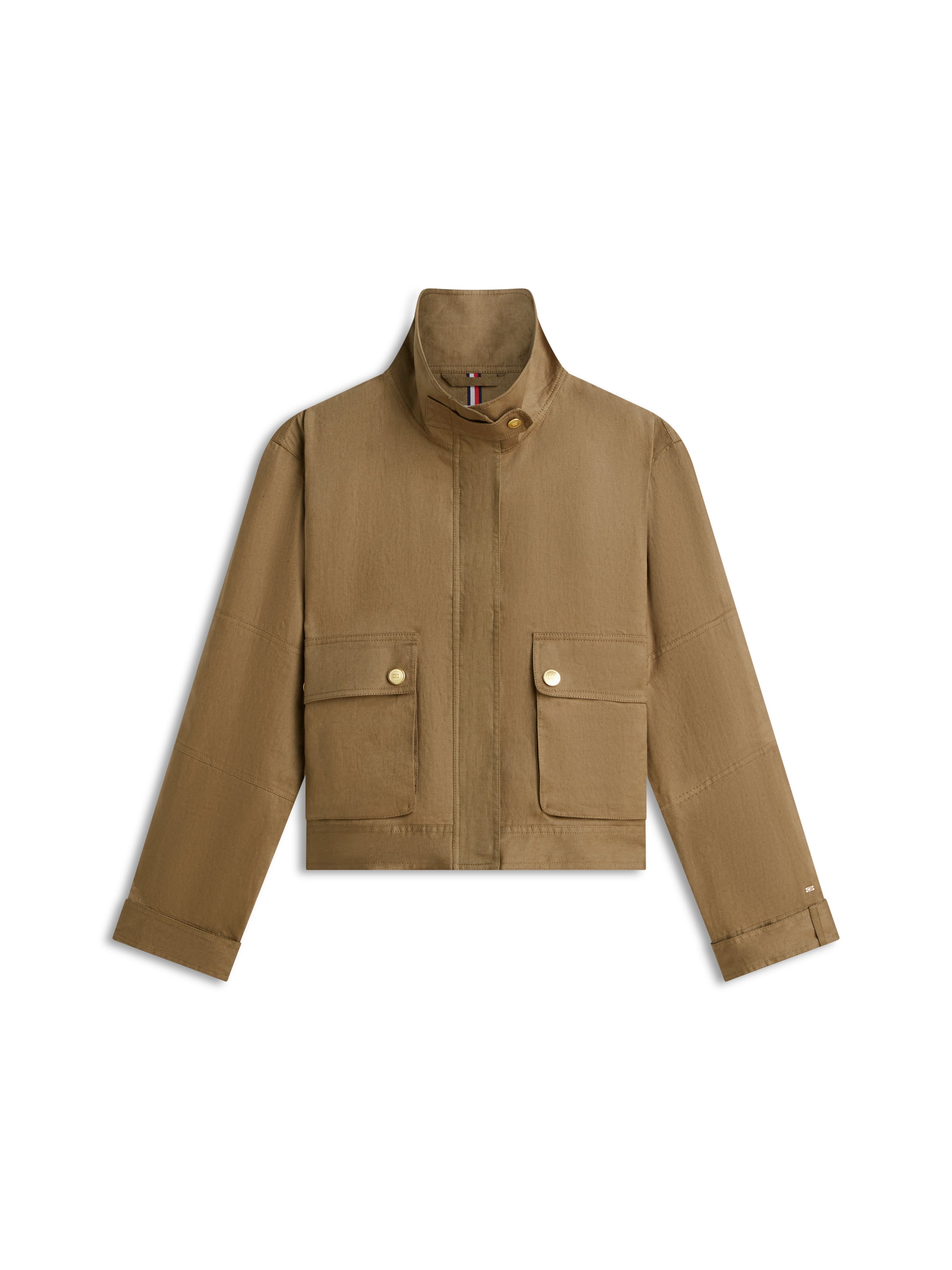 LINEN UTILITY JACKET