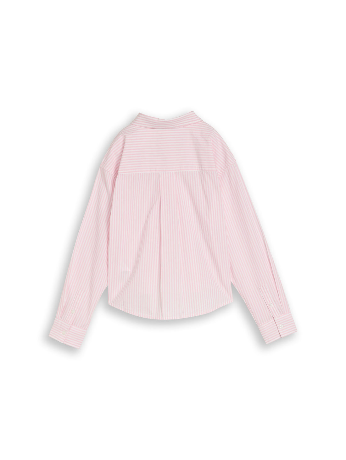 Boxy Fit Hemdbluse mit Streifenmuster