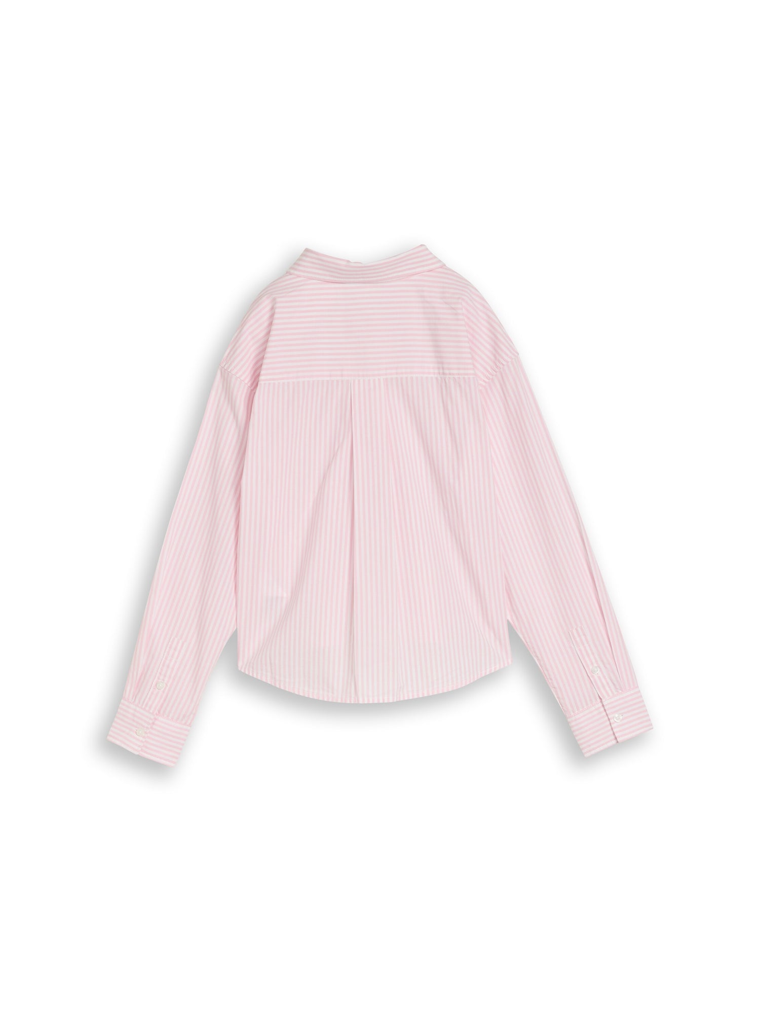 Boxy Fit Hemdbluse mit Streifenmuster