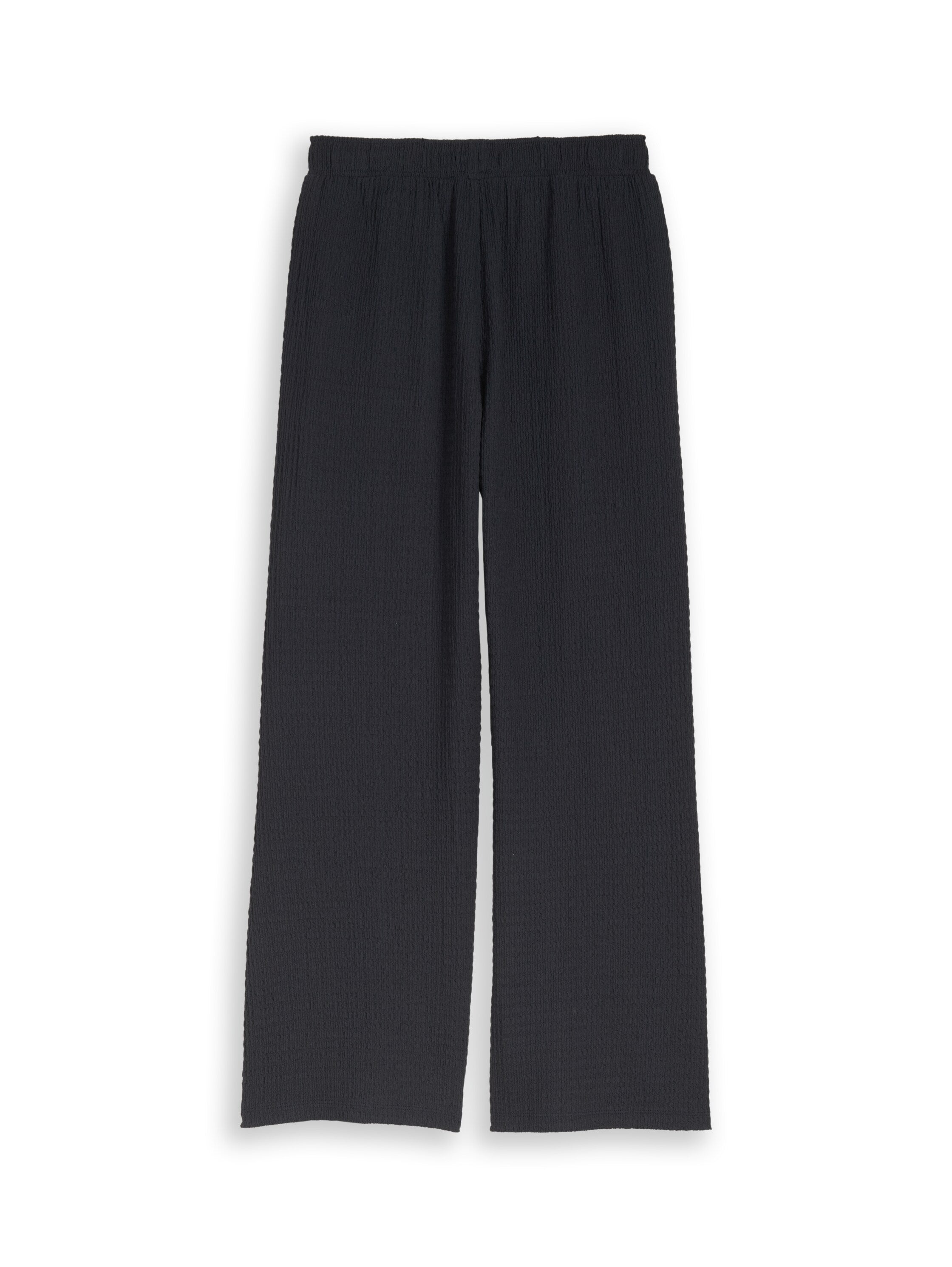 Wide Leg Hose mit Struktur