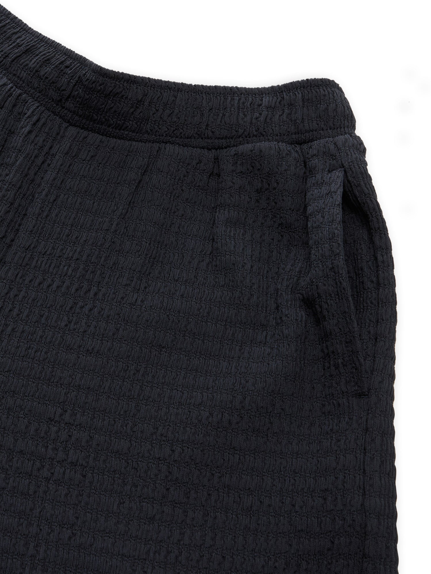 Wide Leg Hose mit Struktur