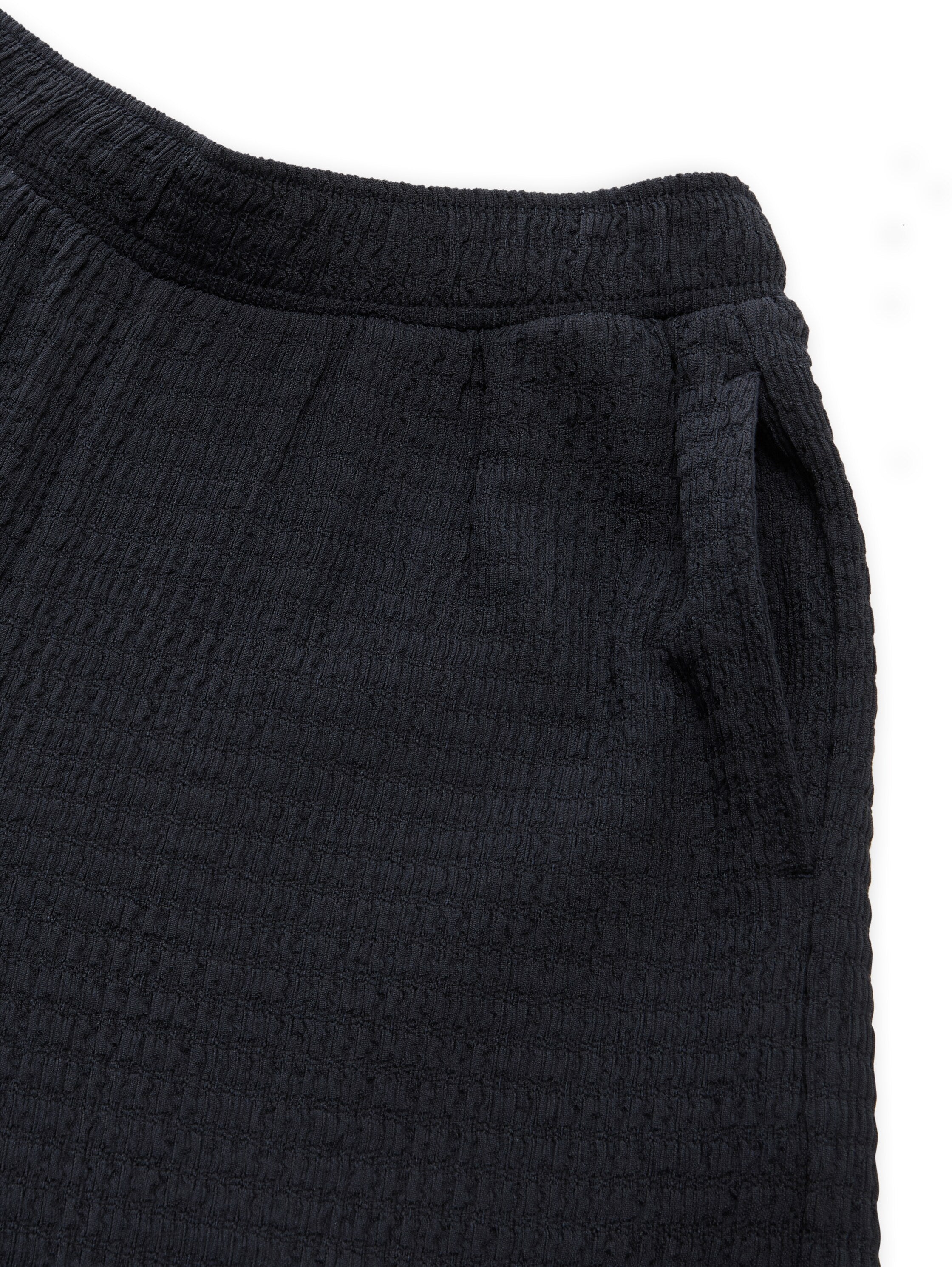 Wide Leg Hose mit Struktur