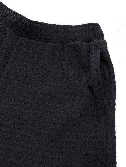 Wide Leg Hose mit Struktur