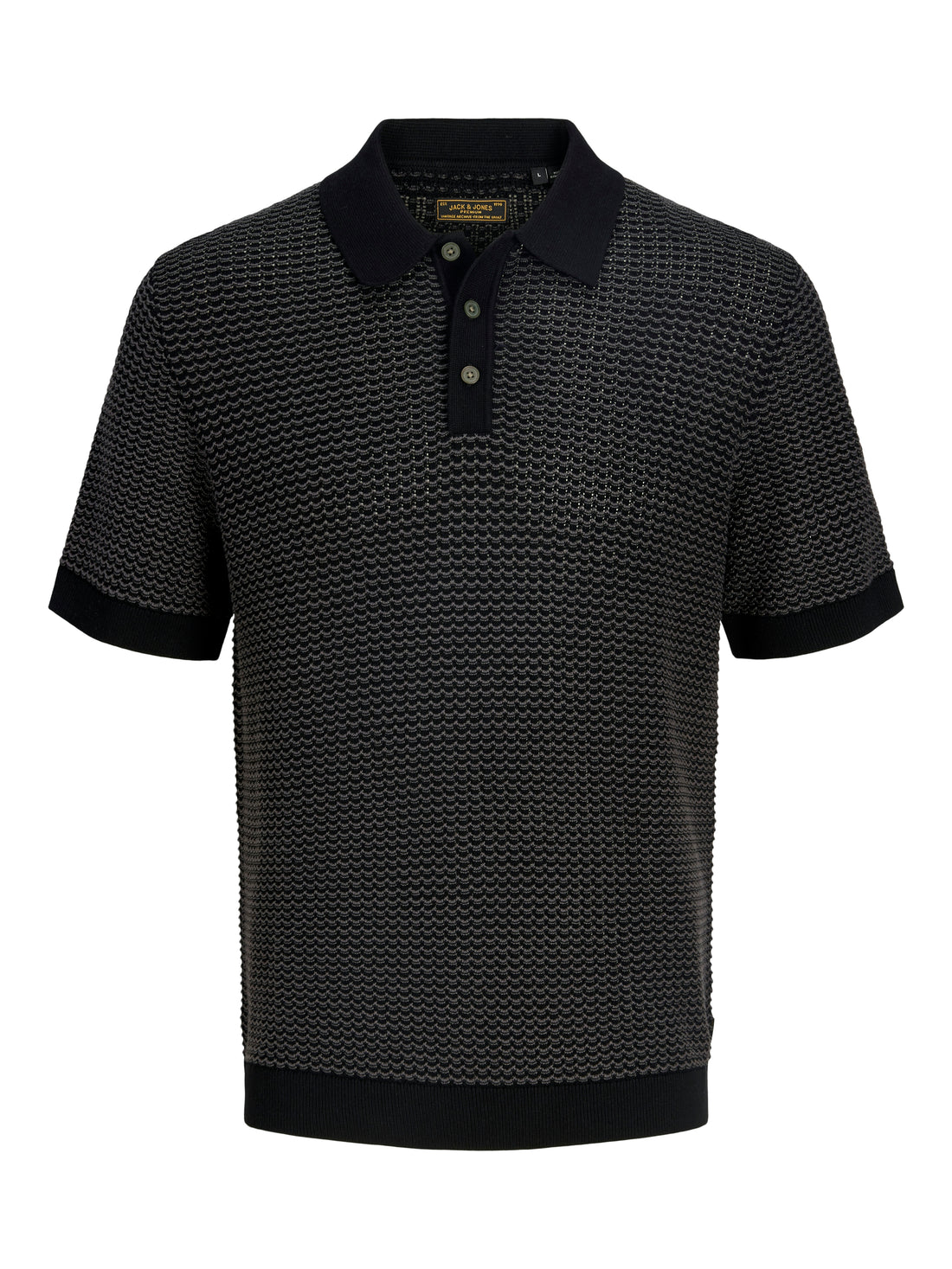 JPRBLUKINGSLEY KNIT POLO SS LN