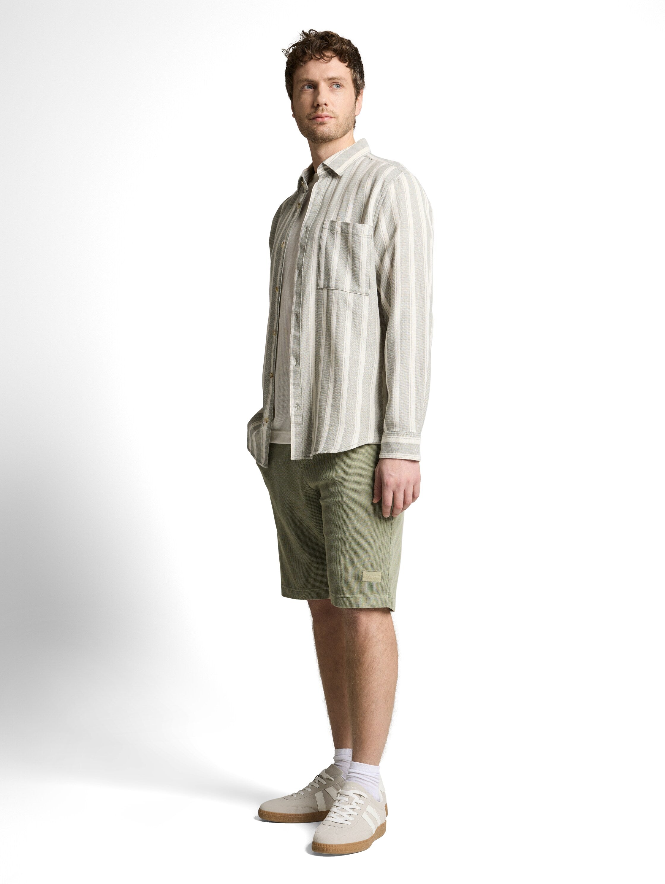 Shorts mit Waffelstruktur