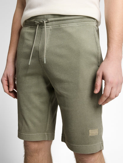 Shorts mit Waffelstruktur