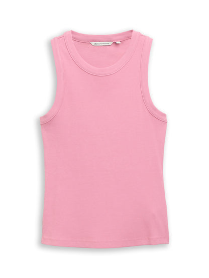 Slim Fit Top mit Rippstruktur